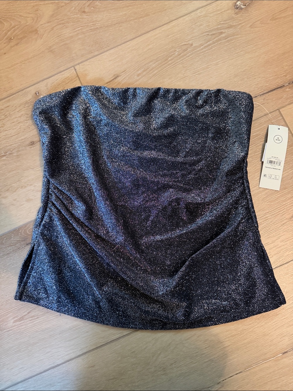 NWT sparkle tube top M